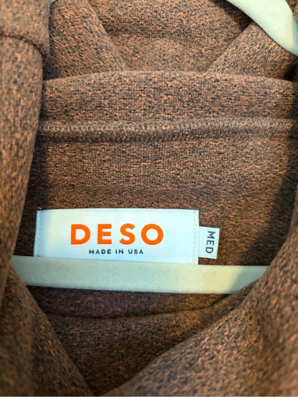 Cozy Brown Cowl-Neck Fleece Tunic Dress - Picture 4 of 5